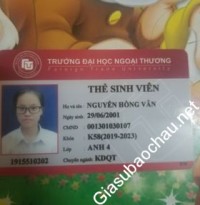 Gia sư giỏi Đại học Ngoại thương chuyên dạy kèm môn Tiếng Anh